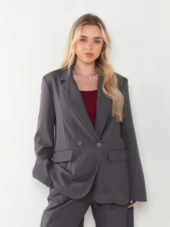 Blazer alfaiataria cruzado