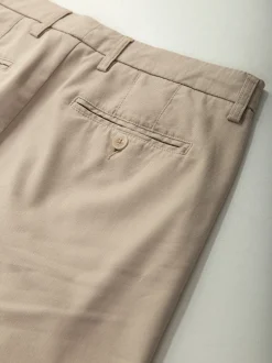 Calças clássicas slim fit texturizadas