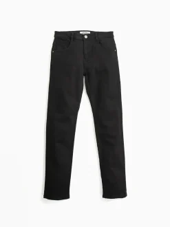 Calças ganga pretas slim fit