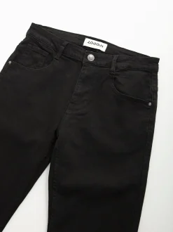 Calças ganga pretas slim fit