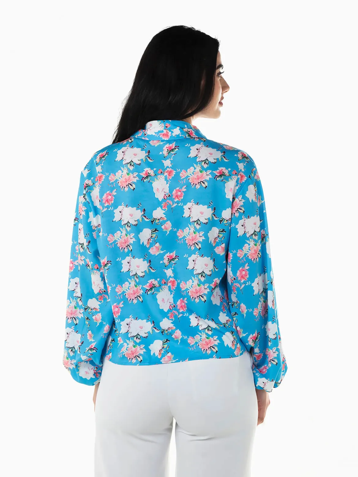 Camisa com estampado floral
