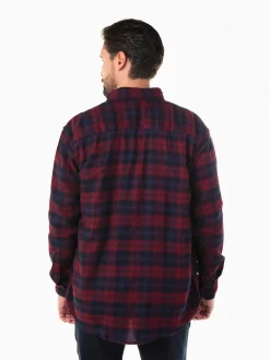 Camisa flanela xadrez com bolso