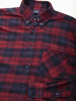 Camisa flanela xadrez com bolso