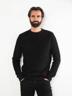 Camisola de malha com textura
