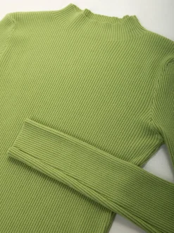 Camisola malha com gola perkins