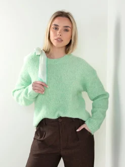Camisola malha com lenço