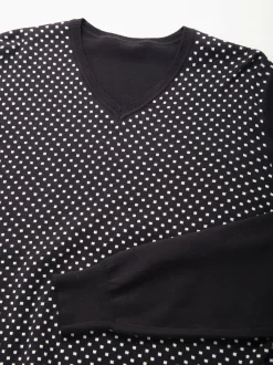 Camisola malha com micro padrão