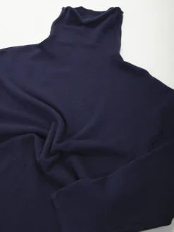 Camisola malha fina acabamento rolling