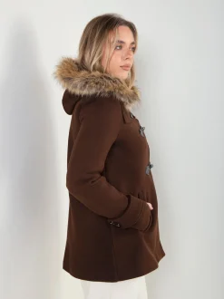 Canadiana fazenda capuz com pelo