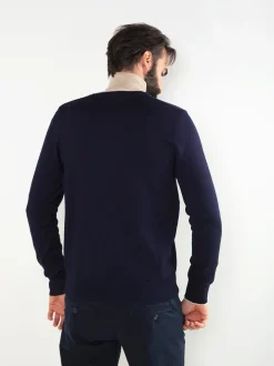 Cardigan com gola em V