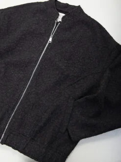 Casaco oversized efeito bouclé