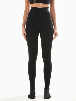 Collants canelados térmicos