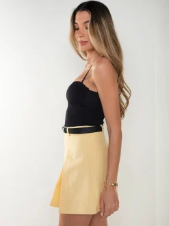 Crop top elástico