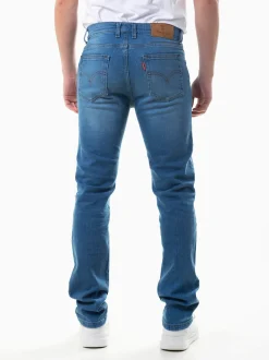 Jeans straight fit azul claro