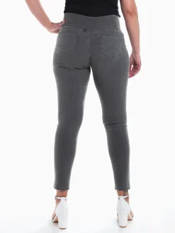 Jeggings elásticas cintura alta
