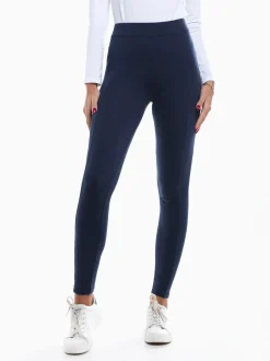 Leggings com costura frontal