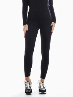 Leggings com costura frontal