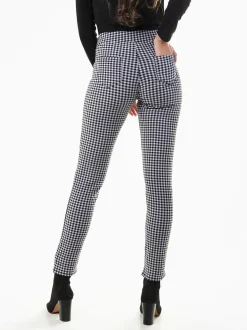 Leggings xadrez vichy cintura alta