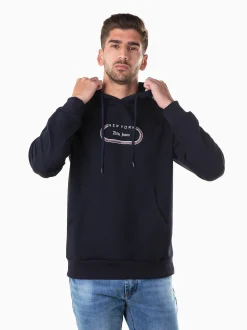 Sweatshirt capuz com estampado