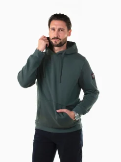 Sweatshirt com capuz e bolso canguru