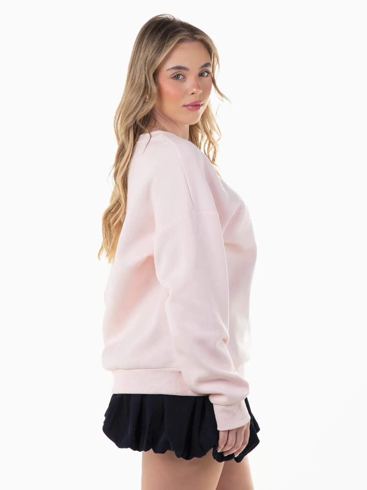 Sweatshirt oversized com urso