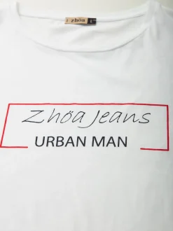 T-shirt estampada manga curta